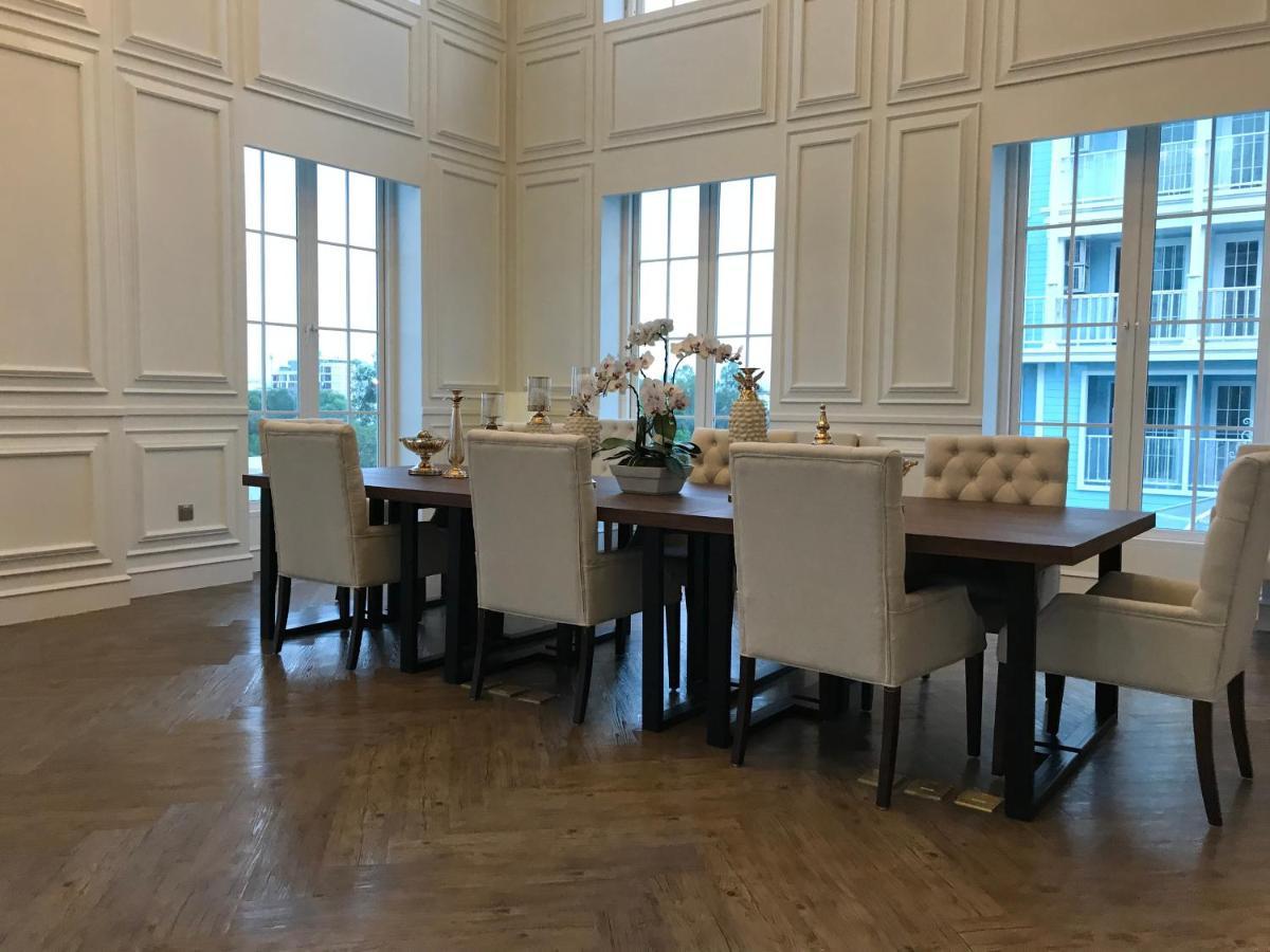 Grand Florida芭提雅带免费游泳池温泉和健身房和办公区水上花园公寓e208 Na Chom Thian Ngoại thất bức ảnh